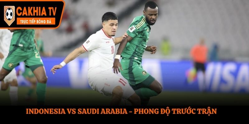 Soi kèo Indonesia vs Saudi Arabia - thống kê kết quả ra sân gần nhất